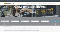 Desktop Screenshot of antalyatransfer.name