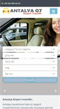 Mobile Screenshot of antalyatransfer.name